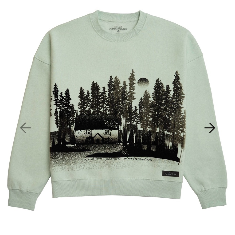 Taylor Swift Ivy House Evermore Crewneck Sweatshirt